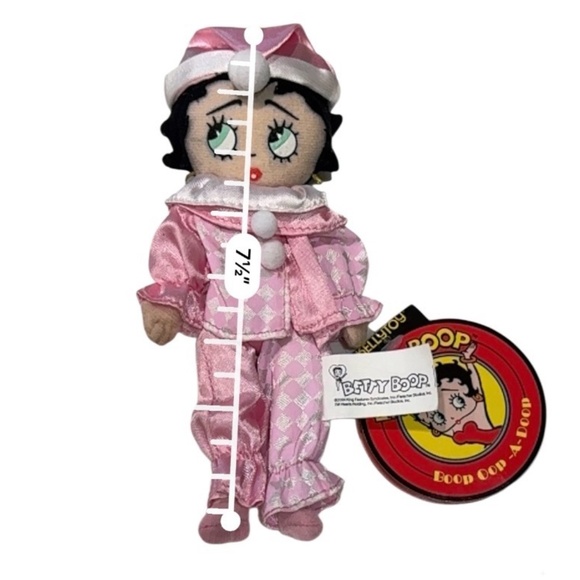 Betty Boop  2004 Jester Clown Rag Doll - Picture 9 of 11